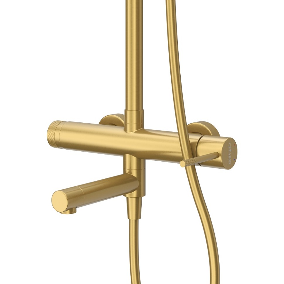 Душевая стойка со смесителем и изливом CEZARES RELAX-CVD-BORO