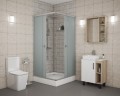 Душевой уголок Niagara Eco NG-010-14Q (100х100х195) низкий поддон(13см),стекло матовое,2 места