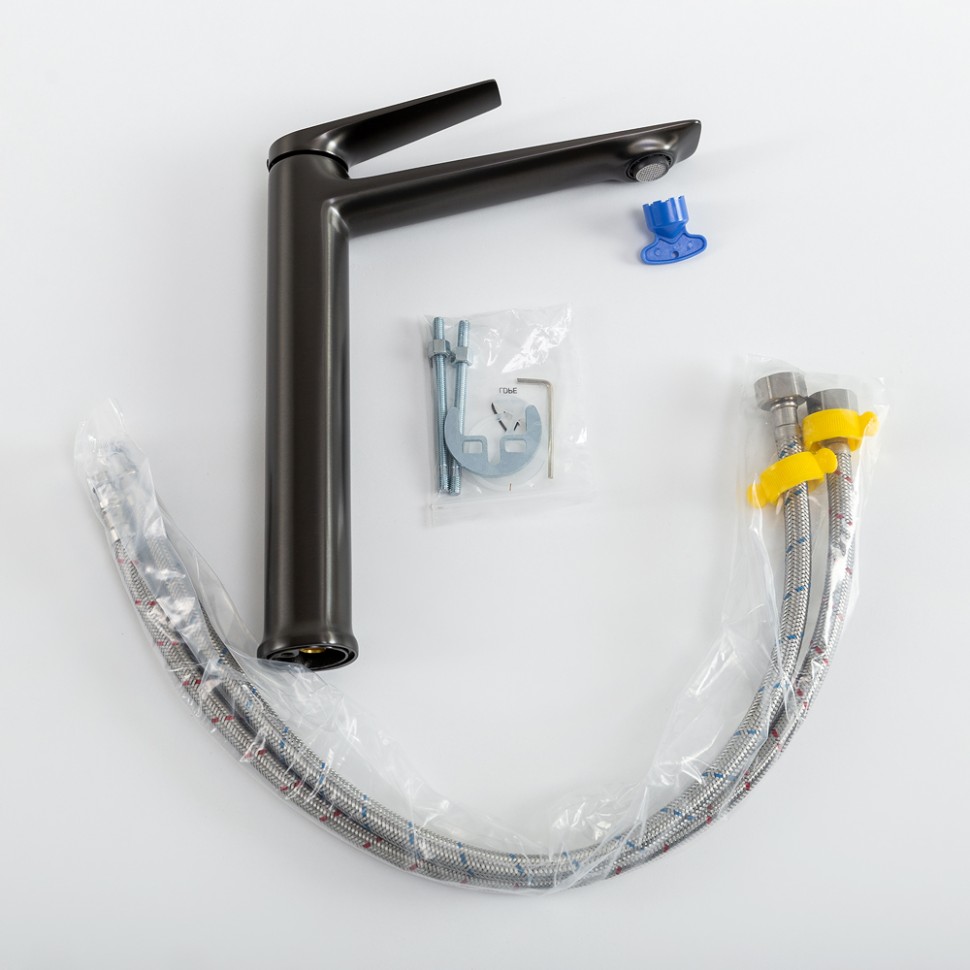 Смеситель для накладной раковины CEZARES LINER-LC-GM-W0