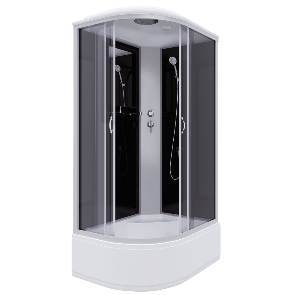 Душевая кабина Niagara Classic NG-2510-14R (120х80х215) высокий поддон(40см),стекло тонированное,4 места
