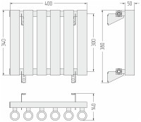 Кумир-0 300х400 6 секций