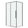 Душевое ограждение Grossman Galaxy 100.K33.01.110.42.00-200.K33.01.100.42.00 (110х100х195) раздвижная,графит сатин,стекло прозрачное,2 места