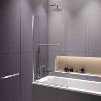 Шторка на ванну RGW SC-114