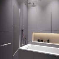 Шторка на ванну RGW SC-114