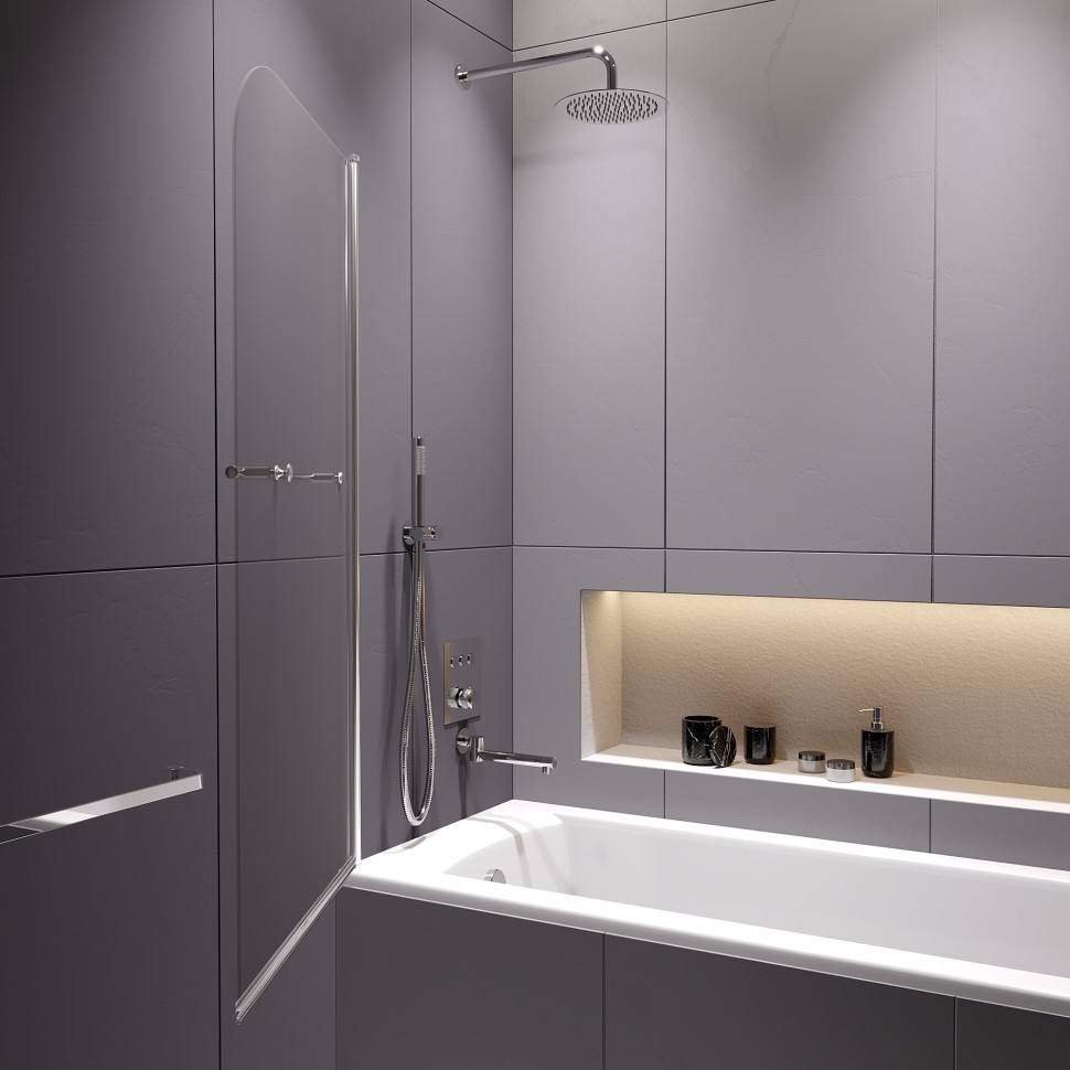 Шторка на ванну RGW SC-114