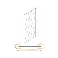 Боковая панель RGW Z-050-4 (Прозрачное, 700)