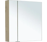 Зеркальный шкаф Aquanet Алвита New 60 дуб веллингтон белый