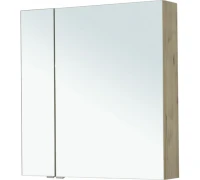 Зеркальный шкаф Aquanet Алвита New 60 дуб веллингтон белый