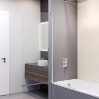 Шторка на ванну RGW SC-01 (Прозрачное, 1000)