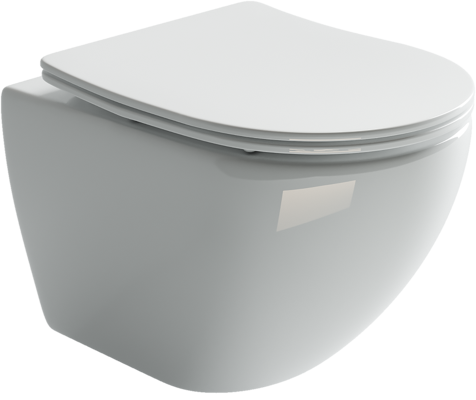 Подвесной унитаз Metropol Rimless белый