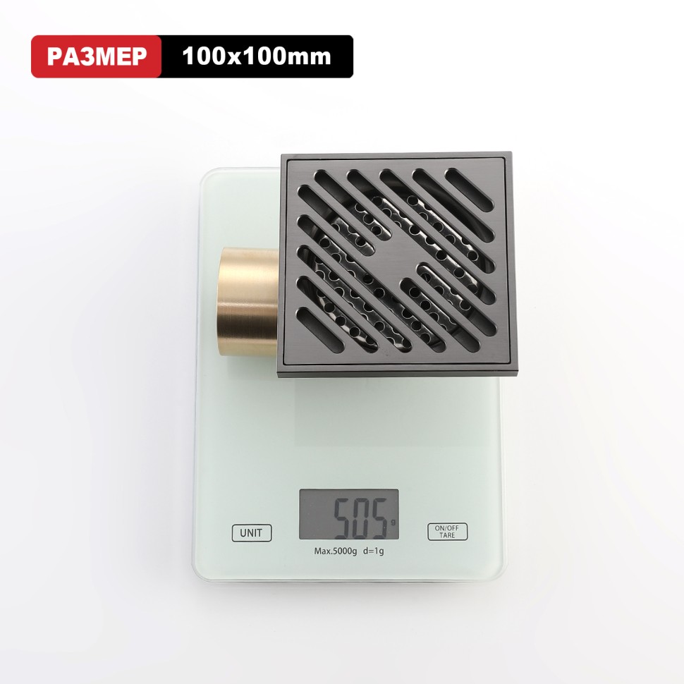 Трап для душа 10*10см R606.10.09