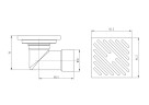 Трап для душа 10*10см R606.10.09