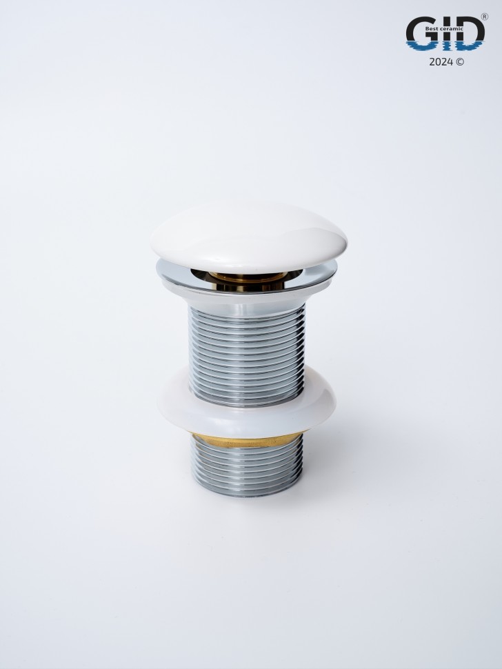 Донный клапан Gid без перелива Wh100 71101K белый 7x7x10