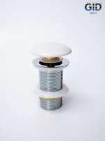 Донный клапан Gid без перелива Wh100 71101K белый 7x7x10