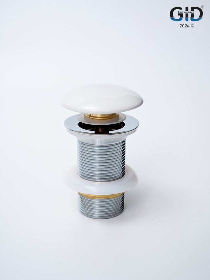 Донный клапан Gid без перелива Wh100 71101K белый 7x7x10