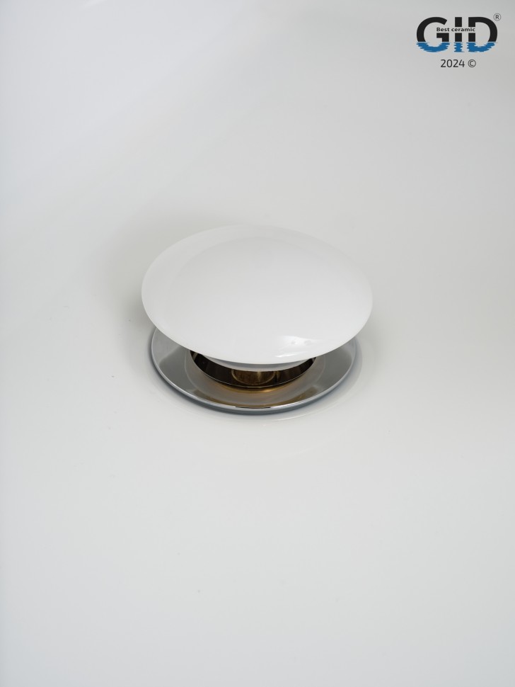 Донный клапан Gid без перелива Wh100 71101K белый 7x7x10