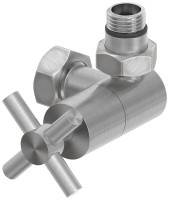 Вентиль 3D правый крест (G 1/2" НР х G 3/4" НГ)