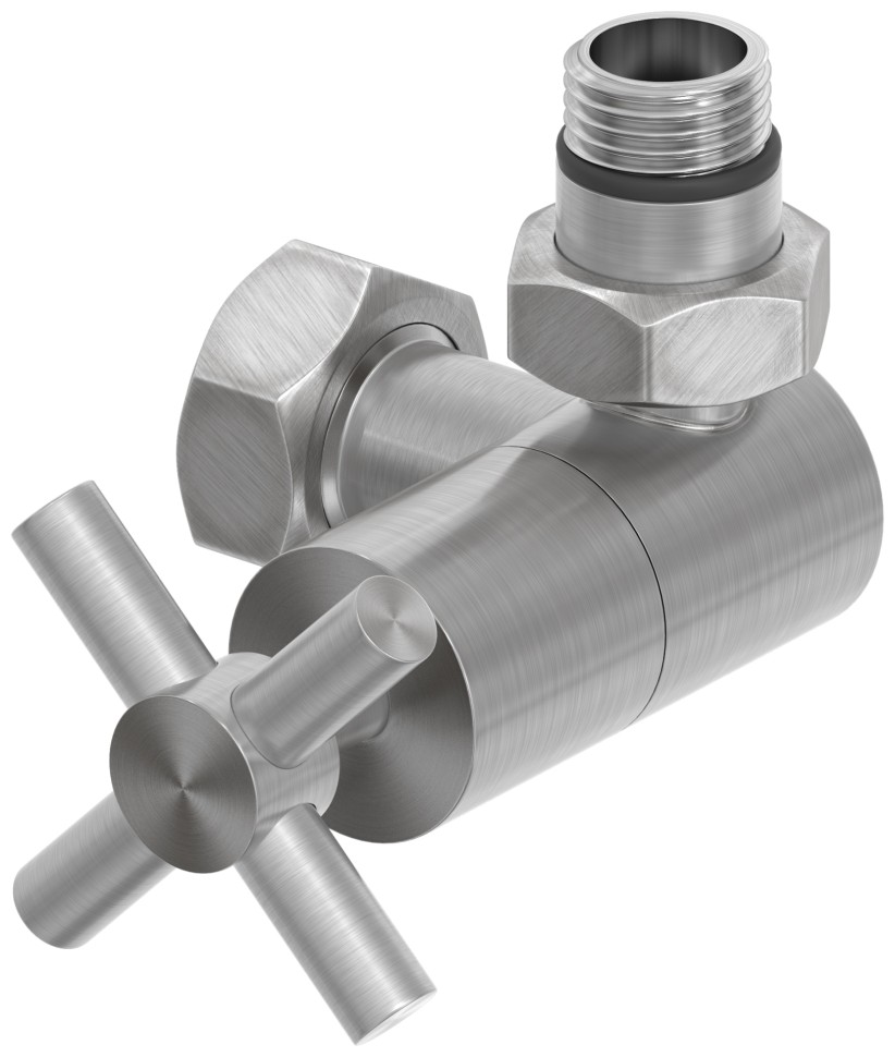 Вентиль 3D правый крест (G 1/2" НР х G 3/4" НГ)