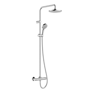 Душевая система Hansgrohe Vernis Shape Showerpipe 230 1jet Green с термостатом 26318000 хром