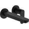Смеситель для раковины Hansgrohe Rebris S (72528670) внешняя часть, черный хром матовый