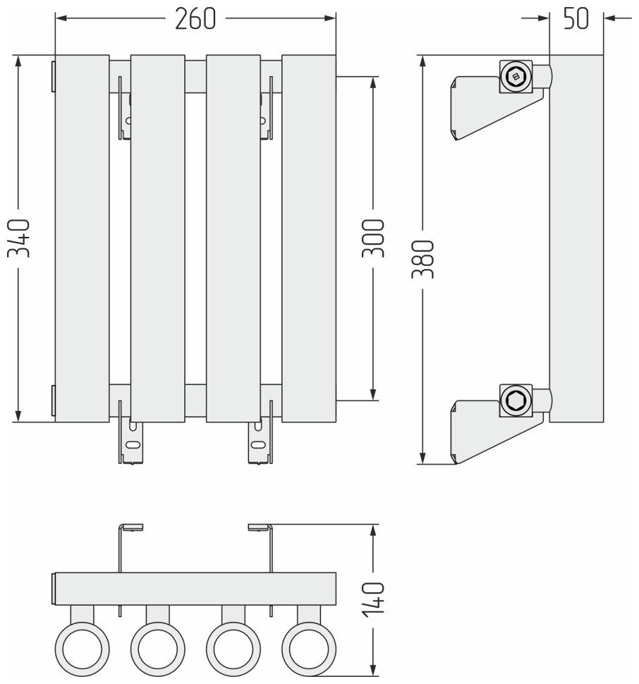 Кумир-0 300х260 4 секции