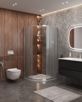 Душевой уголок CEZARES MOLVENO-R-2-90-P-Cr