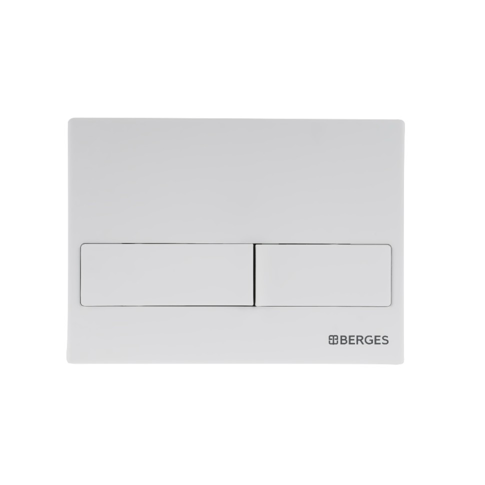 Инсталляция BERGES для скрытого монтажа NOVUM L4 с кнопкой Soft Touch белая