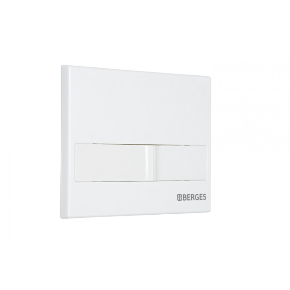 Инсталляция BERGES для скрытого монтажа NOVUM L4 с кнопкой Soft Touch белая