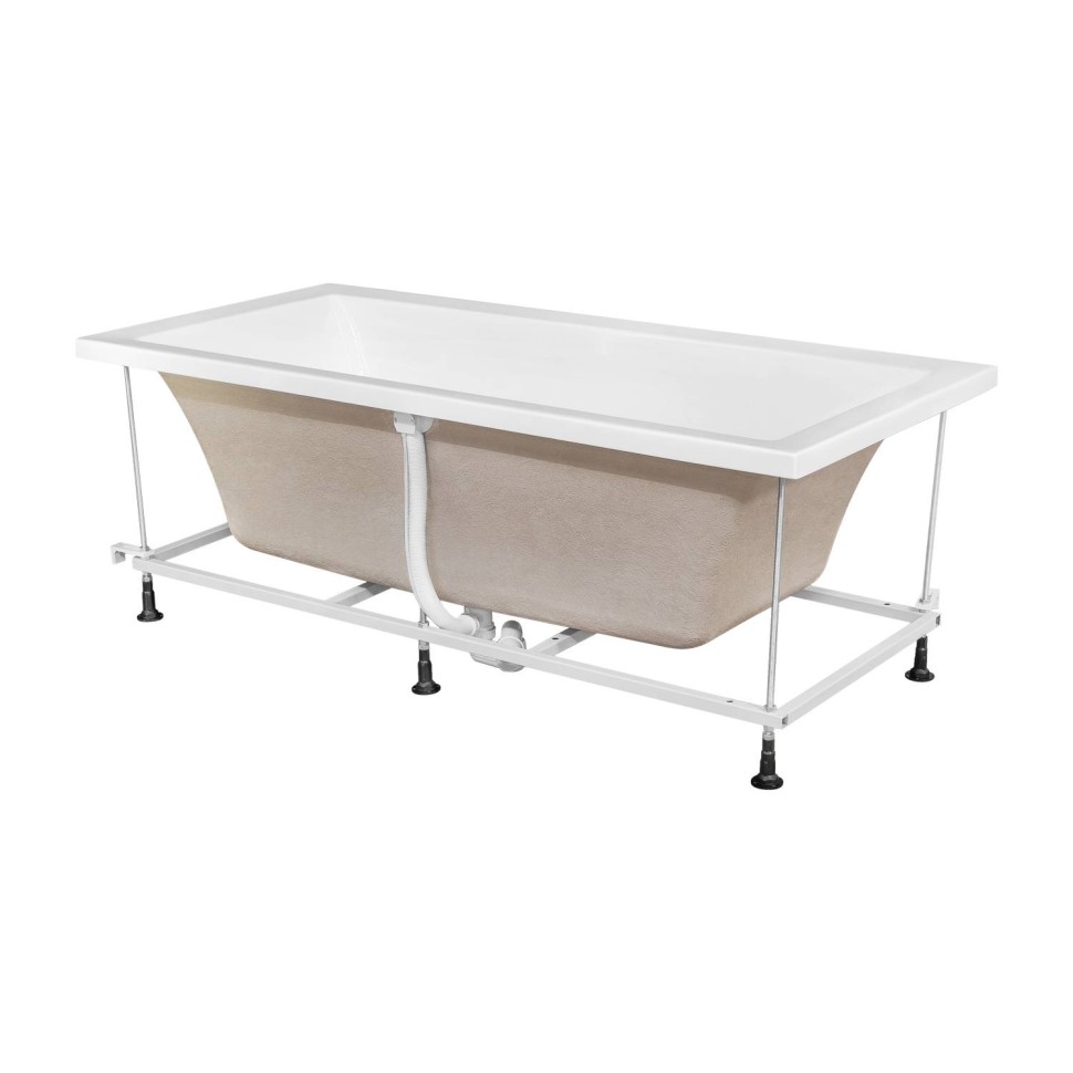 Ванна BERGES акриловая TARI 170x80 с каркасом