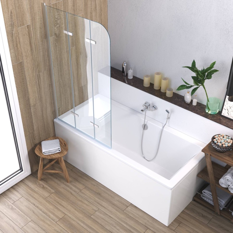 Ванна BERGES акриловая TARI 170x80 с каркасом