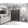 Боковая стенка Ambassador Forsa 110ABB (110х200) черный,стекло тонированное,1 место