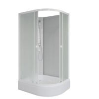 Душевая кабина Niagara Promo P100/70/26L/MT/BK (100х70х195) 4 места