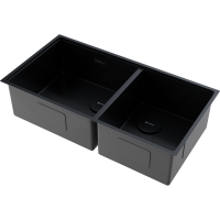 Кухонная мойка Omoikiri Taki 85-2-LB-U/IF Side-GB нерж. сталь/графит