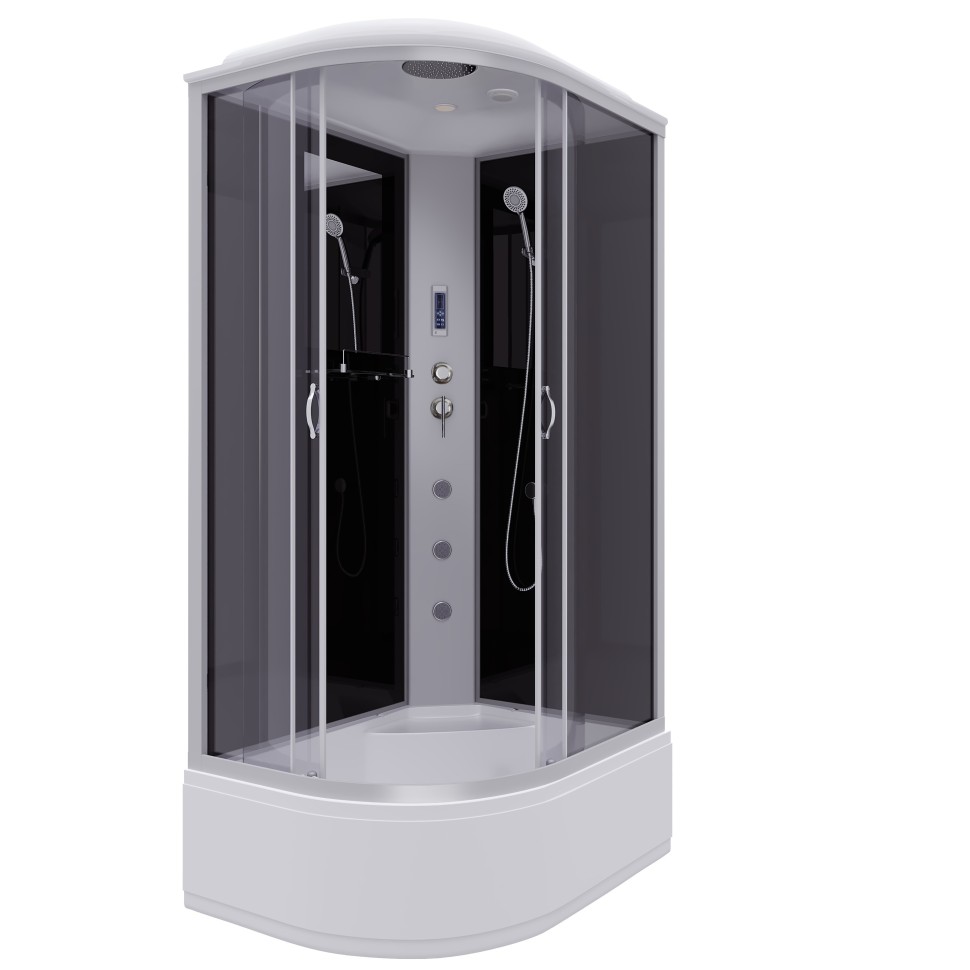 Душевая кабина Niagara Classic NG-2510-14RF (120х80х215) высокий поддон(40см),стекло тонированное,4 места