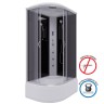 Душевая кабина Niagara Classic NG-2510-14RF (120х80х215) высокий поддон(40см),стекло тонированное,4 места