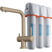 Комплект смеситель+фильтр Omoikiri Nagano-CA-P + Pure drop Lite