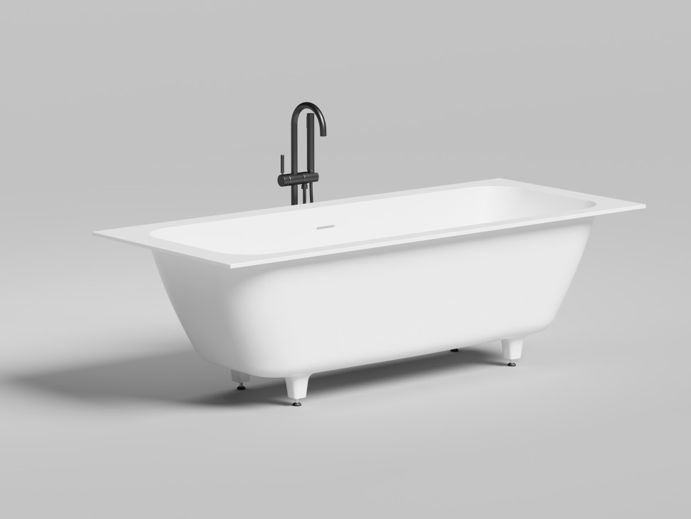 Ванна встраиваемая ORLANDA AXIS KIT 190x80 S-Sense Матовое