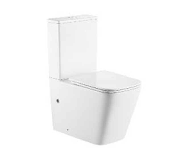 TOLEDO Унитаз напольный безободковый TORNADO, тонкое сиденье дюропласт, soft close, IBERICA BLANCA