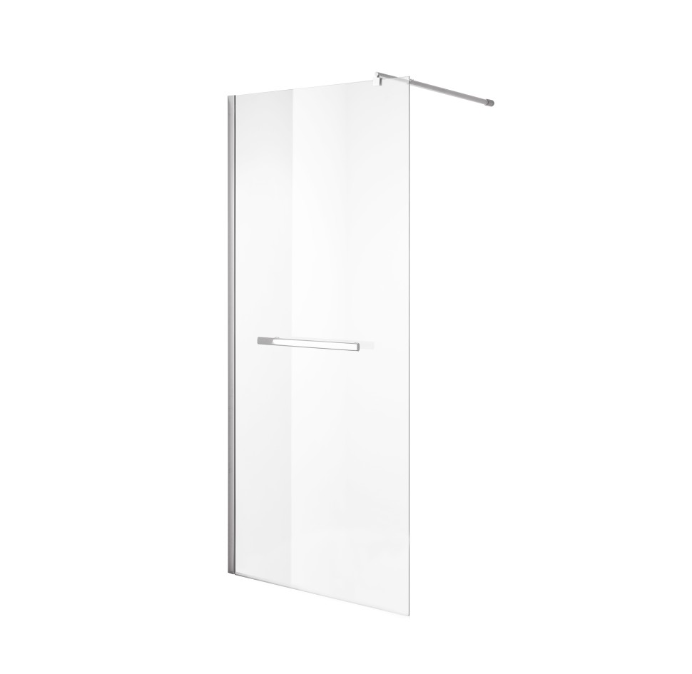 Душевая перегородка Niagara Nova NG-661-90 (90х195) хром,стекло прозрачное,1 место