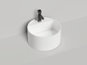 Раковина накладная ARMONIA ROUND TOP 02  без отверстия под смеситель 450х450х250 S-Sense Глянцевое