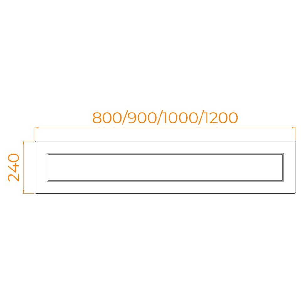 Экран для душевого поддона RGW NА/CL-S (фронтальный) (1000)