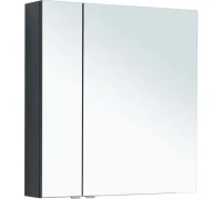 Зеркальный шкаф Aquanet Алвита New 80 Антрацит