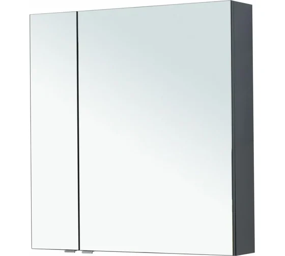 Зеркальный шкаф Aquanet Алвита New 80 Антрацит