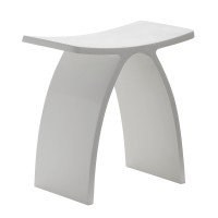 Стульчик для ванной ABBER Stein AS1639 белый матовый