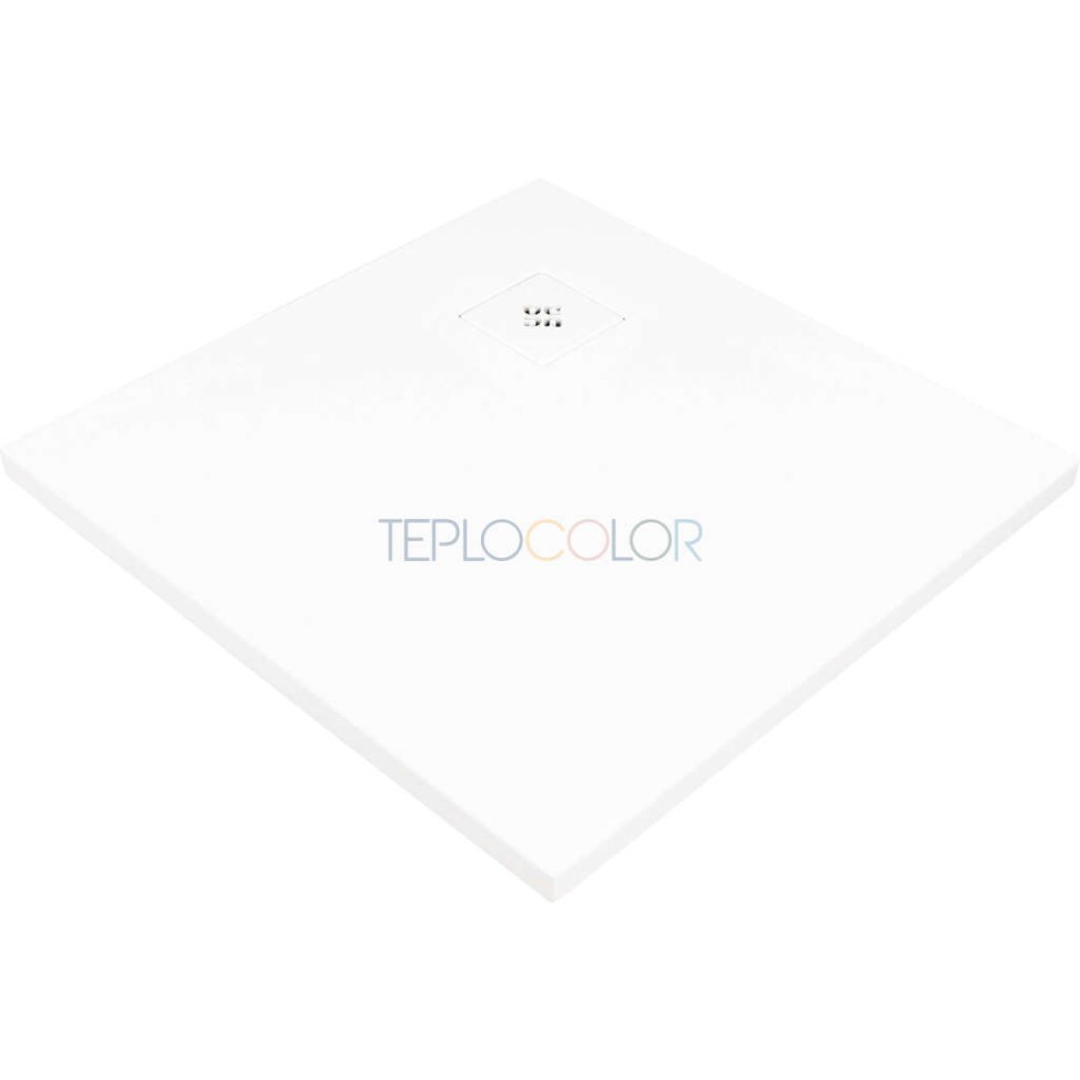 Акриловый душевой поддон, квадратный, 100x100 см