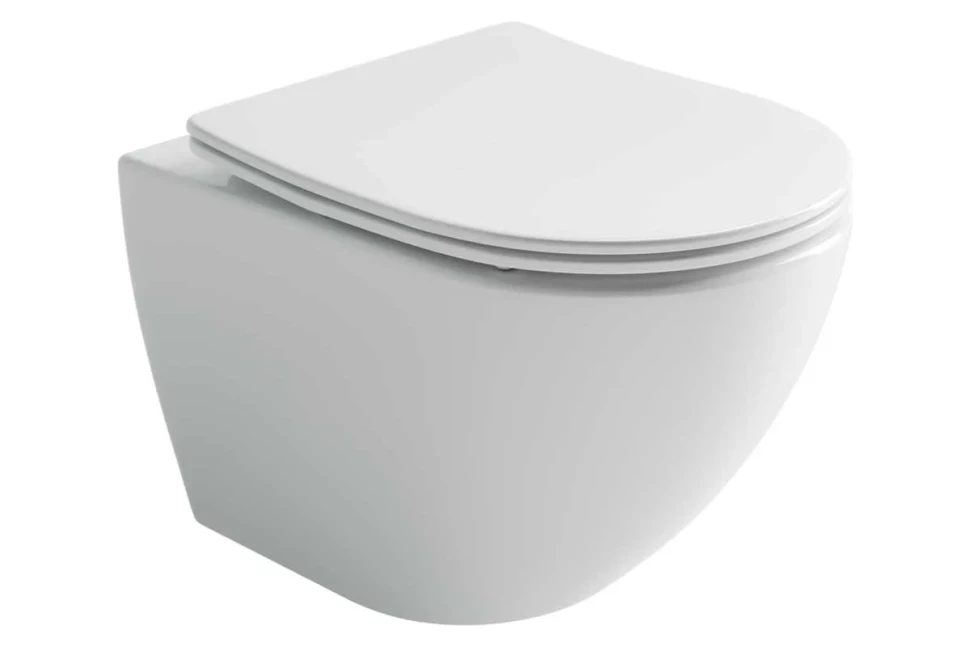 Подвесной унитаз Metropol Торнадо безоободковый белый