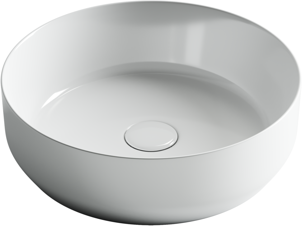 Умывальник чаша накладная круглая Element 390x390x120мм