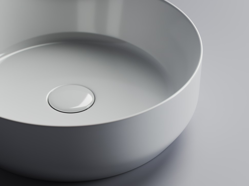 Умывальник чаша накладная круглая Element 390x390x120мм