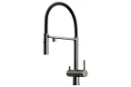 Смеситель для кухни SANCOS Imola с возможностью подключения фильтра для воды, цвет вороненая сталь, арт. SC4010GG