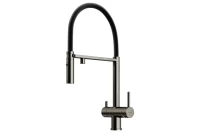 Смеситель для кухни SANCOS Imola с возможностью подключения фильтра для воды, цвет вороненая сталь, арт. SC4010GG